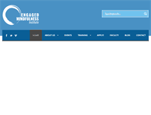 Tablet Screenshot of engagedmindfulness.org
